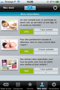 Appli mobile Piccadealy
