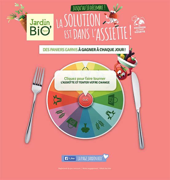 jardin bio jeu concours instant gagnant food desktop