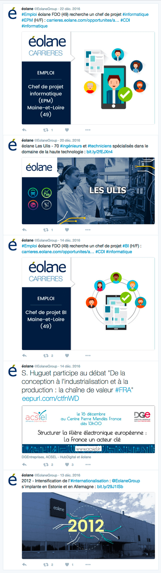éolane community management mobile