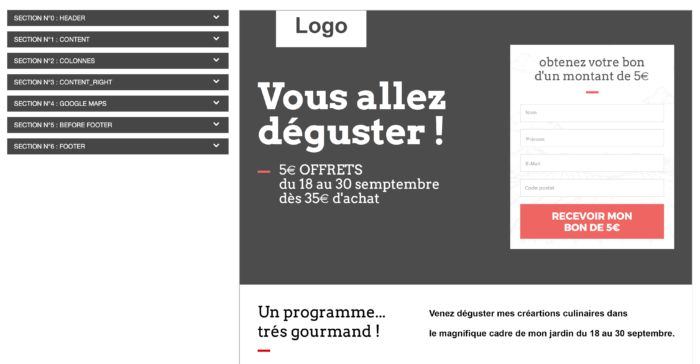Landing Page Komunity Booster Example Visuel Landing Page Komunity Booster Example