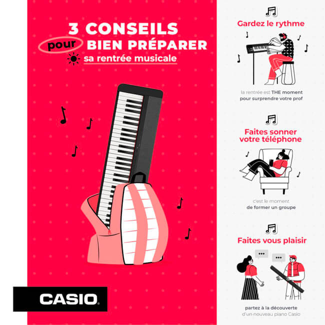 casio album conseil facebook