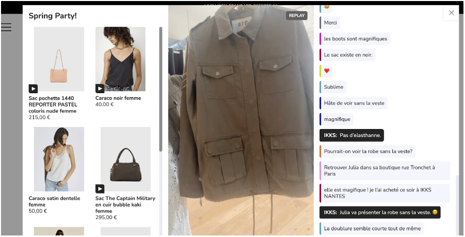 Live Shopping IKKS