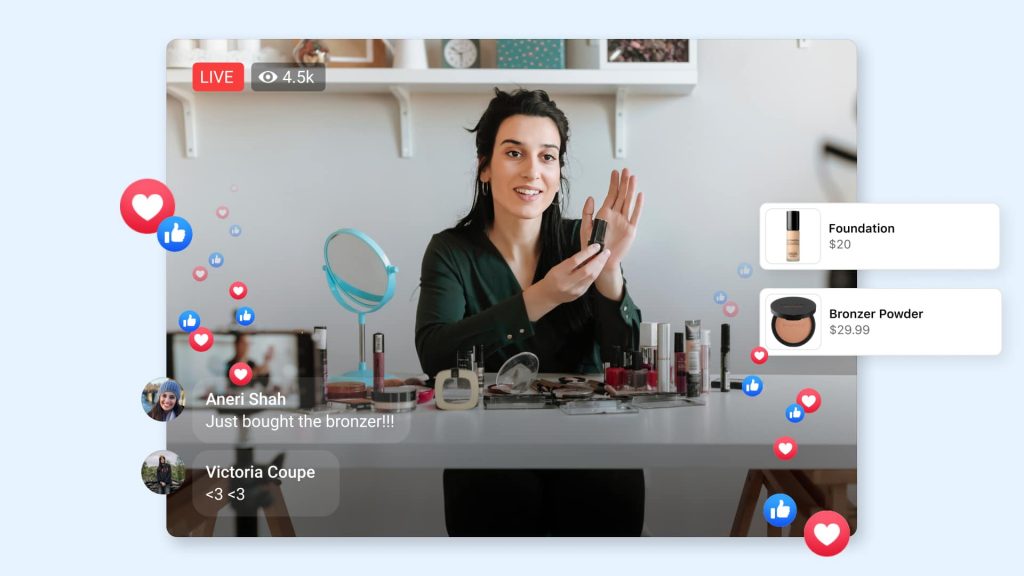 Facebook Live Shopping en 2020
